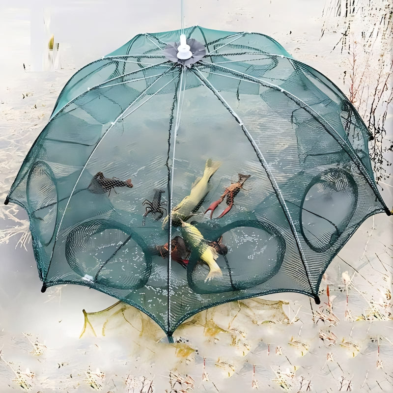 Armadilha Automática Portátil Para Peixes e Camarões – Versatilidade de 4 a 20 Buracos