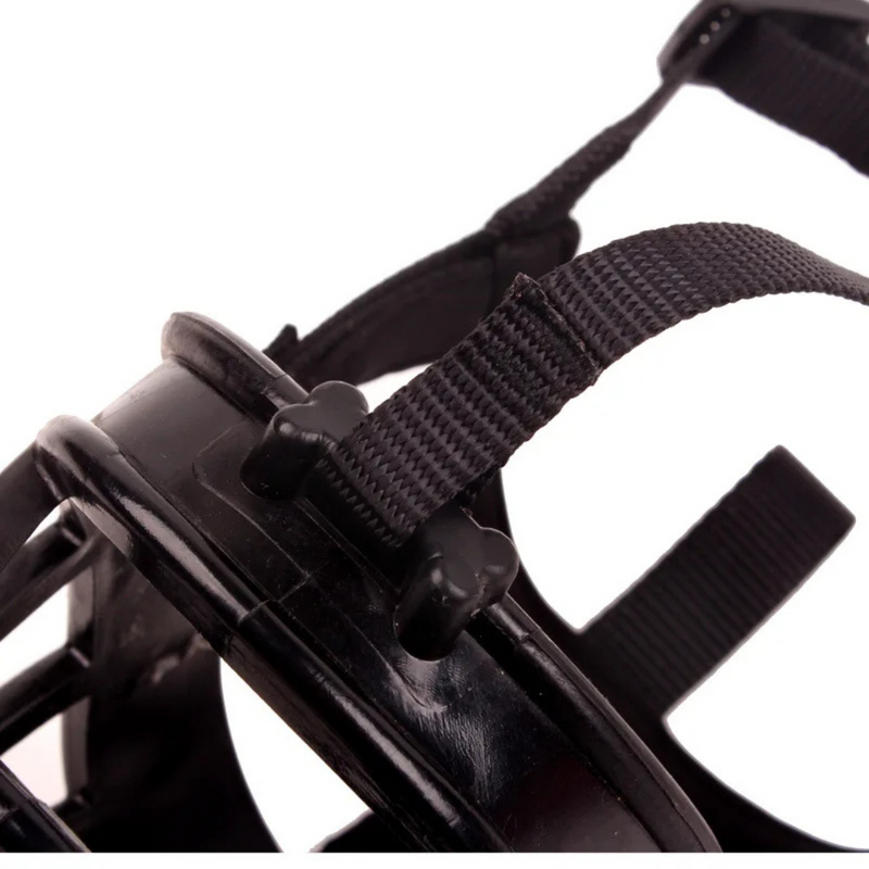 Focinheira Ajustável Para Cães Grandes - Conforto e Segurança Para Rottweilers