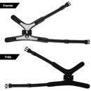 Peitoral Elegante com Glitter e Strass para Cachorros