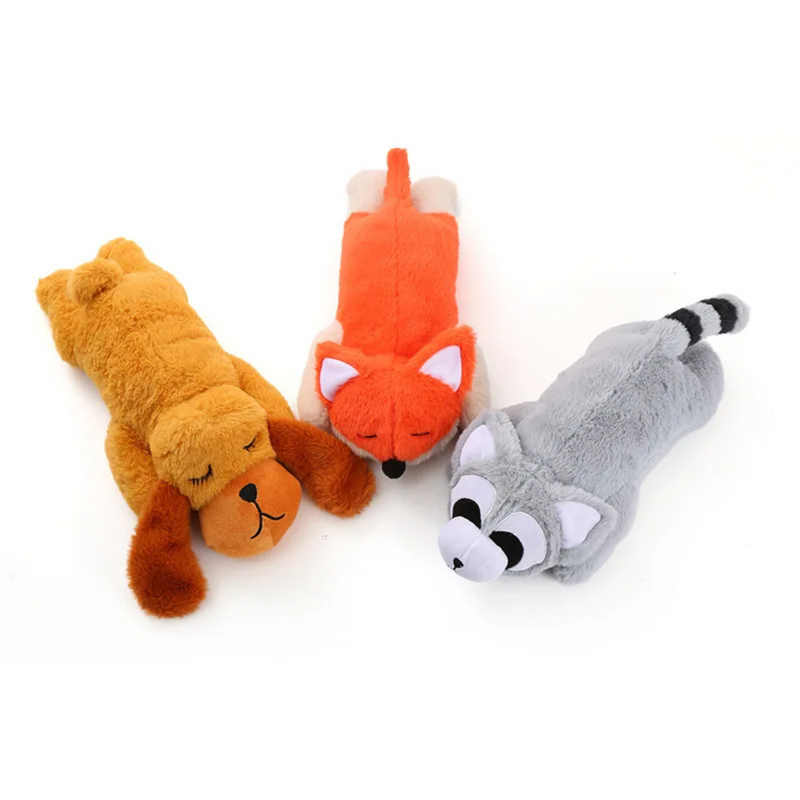 Brinquedo Pelúcia Calmante com Vibração e Batimentos Cardíacos para Aliviar a Ansiedade dos Cachorros