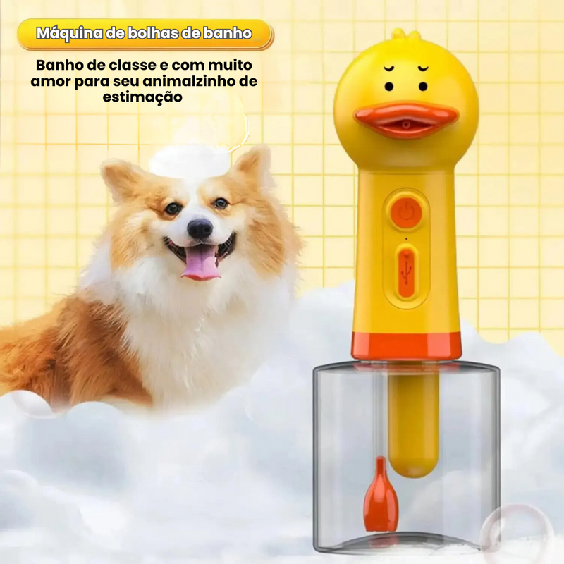 Máquina Elétrica para Banho e Tosa com Espuma para Cachorros
