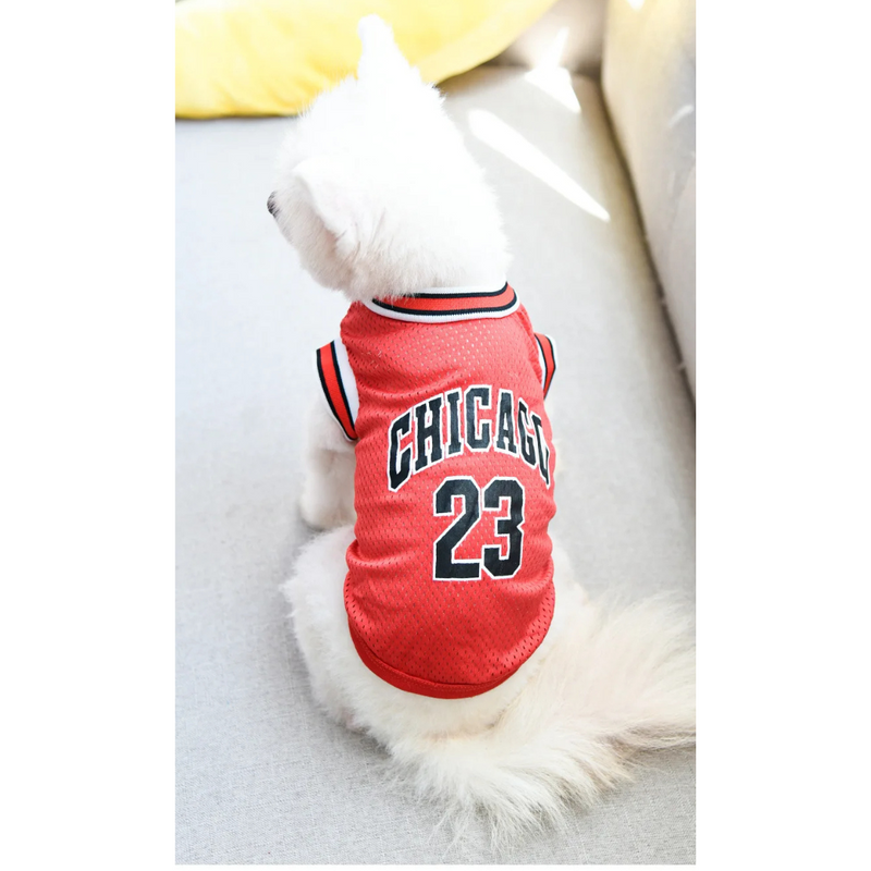 Camiseta de Basquete Confortável para Cachorros
