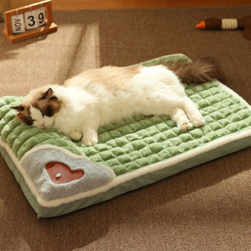 Colchão Macio para Pets com Relevo Confortável para a Cabeça