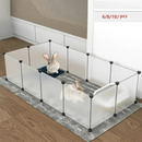 Cercadinho Dobrável e Desmontável Para Conforto de Coelhos e Roedores