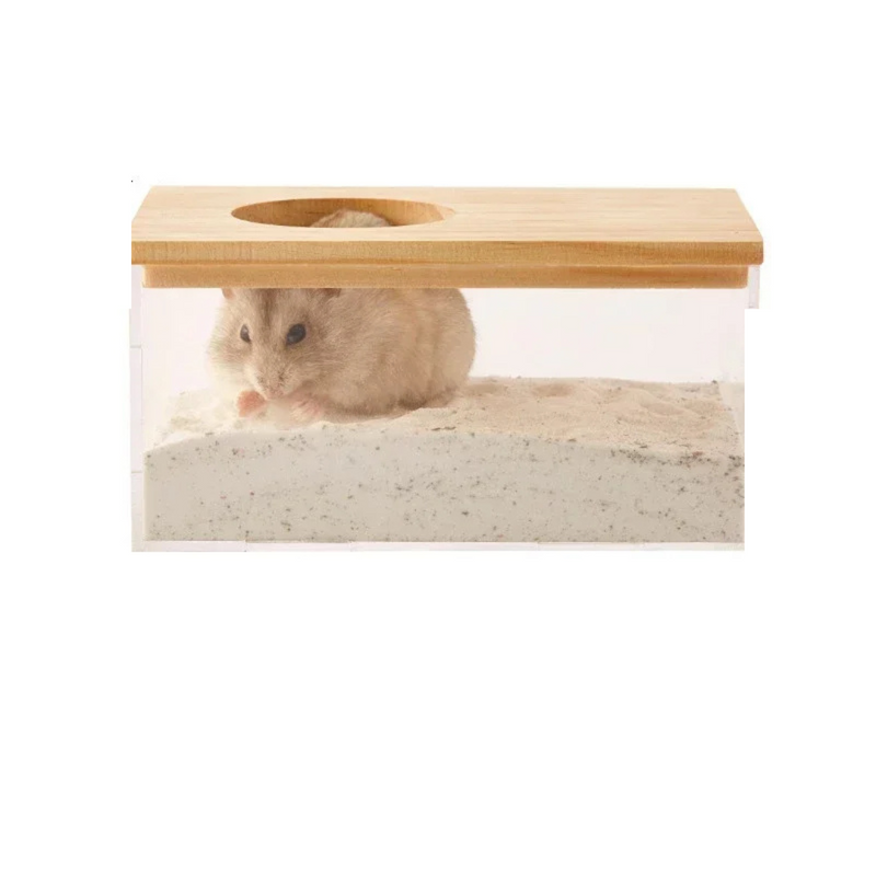 Banheira de Areia Confortável para Hamsters e Porquinhos da Índia - Transforme o Banho em Um Momento de Bem-Estar