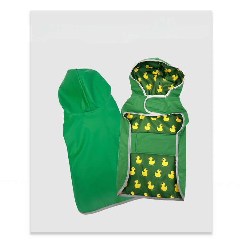 Capa de Chuva Reversível Para Cachorros: Conforto e Proteção em Duas Faces