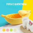 Cama Pet Confortável em Formato de Banana para Cães e Gatos