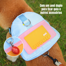 Mochila Multifuncional para Pets com Argola e Guia: Conforto e Praticidade em Seus Passeios