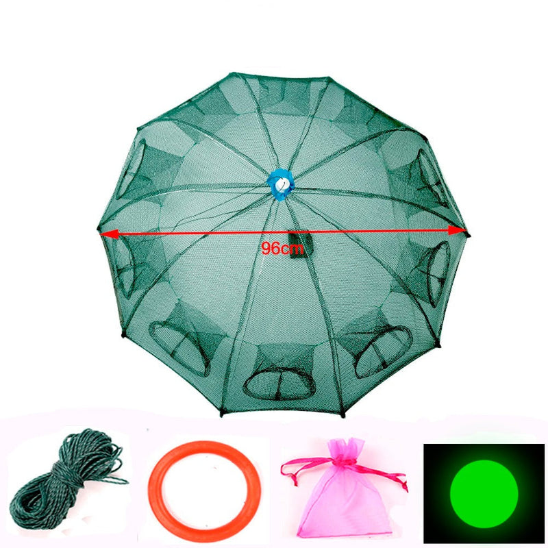 Armadilha Automática Portátil Para Peixes e Camarões – Versatilidade de 4 a 20 Buracos