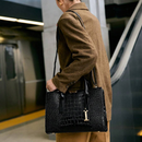 Bolsa Croco Mirelle: Estilo Estruturado Para Sua Rotina