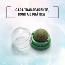 Bolinha de Catnip Interativa para Gatos com Adesivo Dupla Face – Brincadeira e Diversão Garantidas