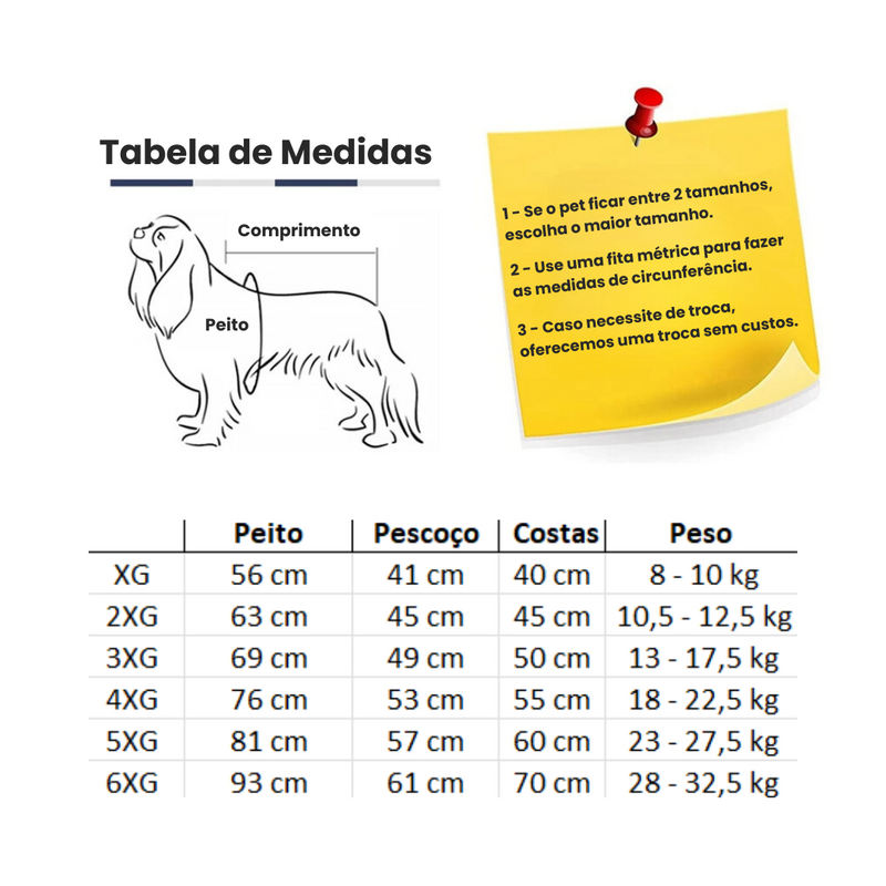 **Jaqueta Impermeável com Colar Alto para Conforto e Proteção do Seu Cachorro**