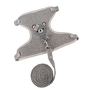 Coleira Peitoral Confortável com Guia para Coelhos - Explore com Segurança