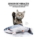 Brinquedo Interativo Para Gatos: Peixe Elétrico Que Vibra e Se Move