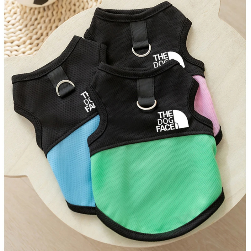 Coletinho Sem Mangas The Dog Face com Argola para Guia - Estilo e Conforto para Seu Pet