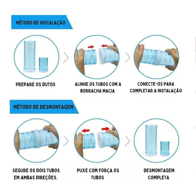Túnel Labirinto para Hamsters e Porquinhos da Índia: Estímulo e Diversão para Seus Pequenos Roedores