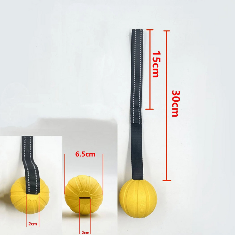 Bola Interativa com Alça para Treinamento e Adestramento de Cães