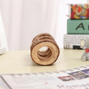 Tubo de Madeira com Furos para Túnel de Conforto para Hamsters e Porquinhos da Índia