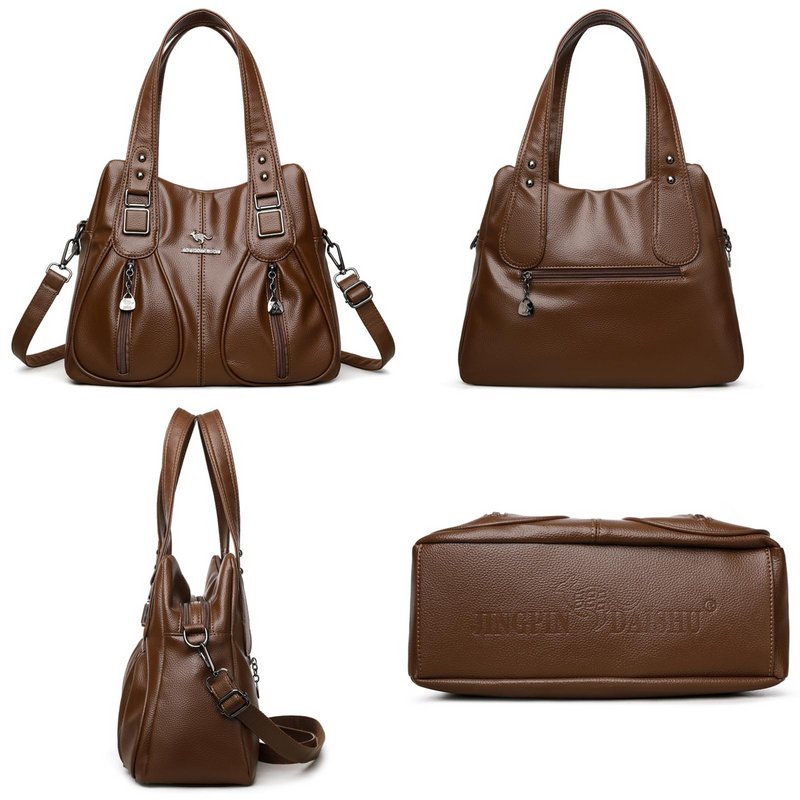 Bolsa Elyse em Couro Legítimo: Sofisticação e Estilo para o Seu Dia a Dia