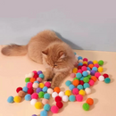 Arremessador de Mini Pompons para Gatos - Brincadeiras Divertidas e Momentos de Alegria