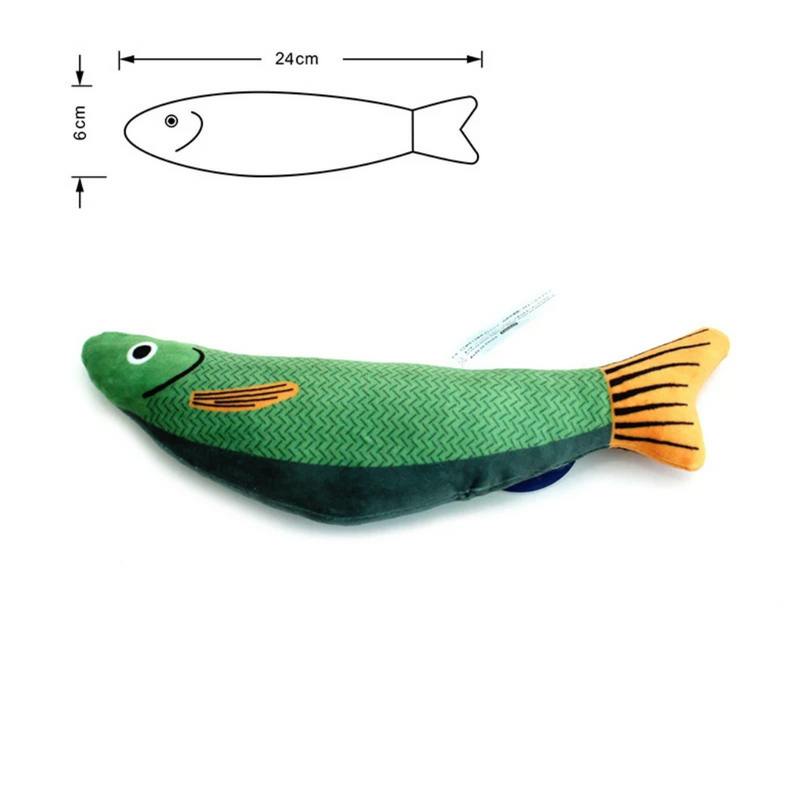 Peixe Mastigável para Gatos com Catnip – Diversão e Conforto para Seu Felino