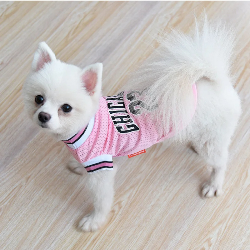 Camiseta de Basquete Confortável para Cachorros