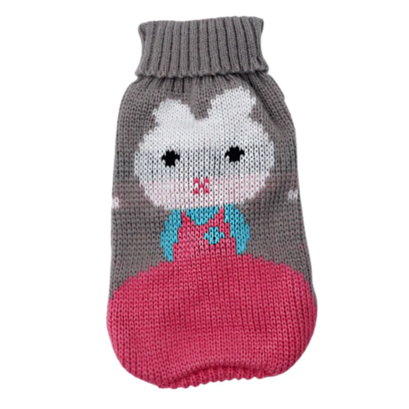 Suéter de Lã Estampado para Aconchego e Estilo em Pequeno Porte