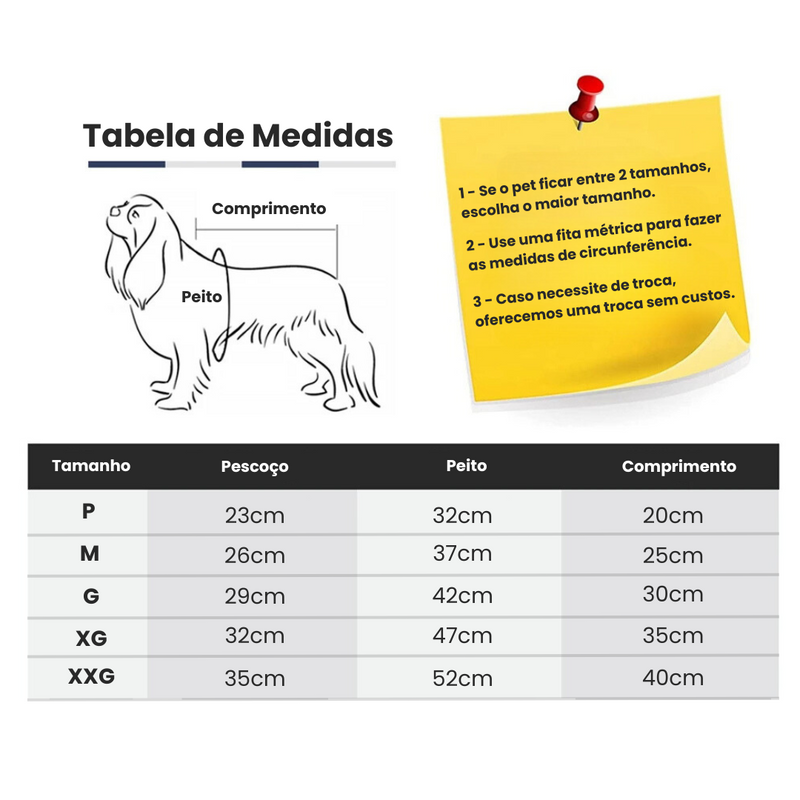 Jaqueta Pet de Inverno Impermeável com Gola Aveludada para Conforto e Estilo