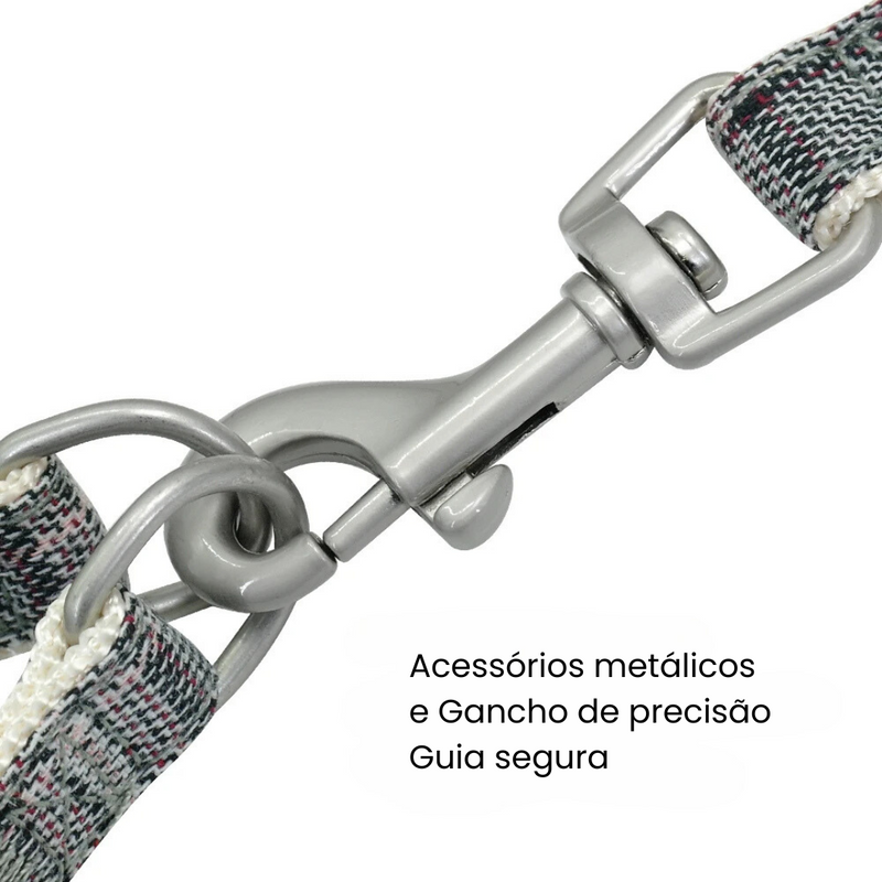 Colete Peitoral Prático com Guia e Compartimento para Organzização