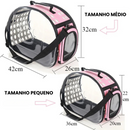 Bolsa Mochila Prática para Pets: Transporte Confortável de Gatos e Cachorros