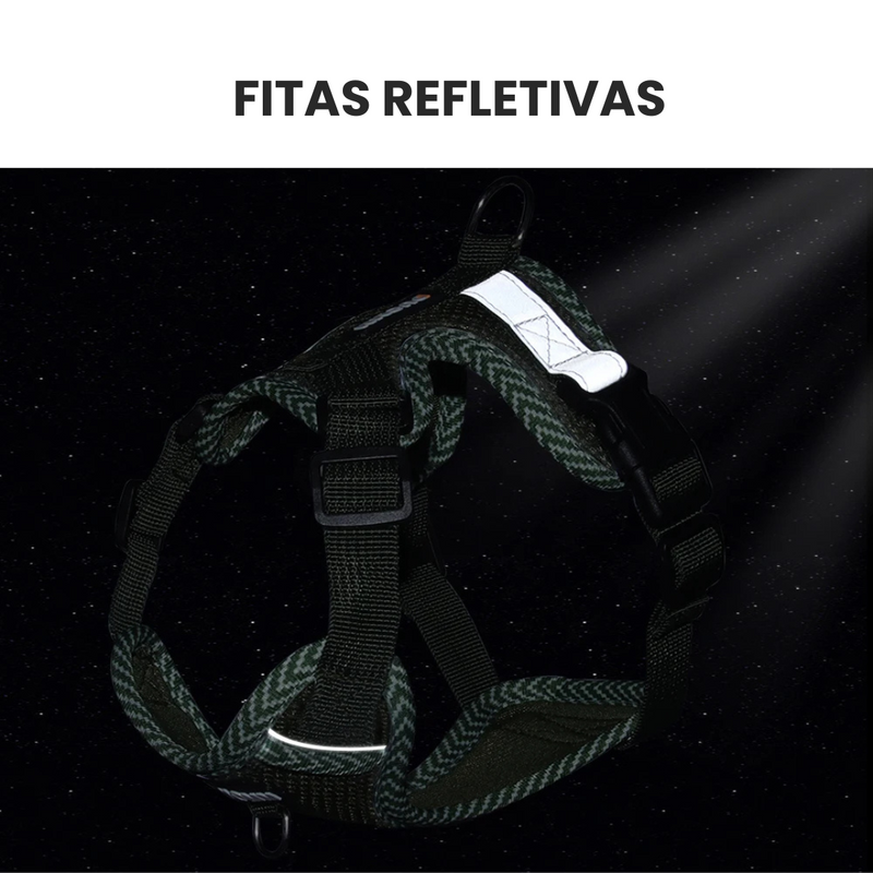Coleira Peitoral Ajustável com Guia: Conforto e Segurança para Seu Cachorro