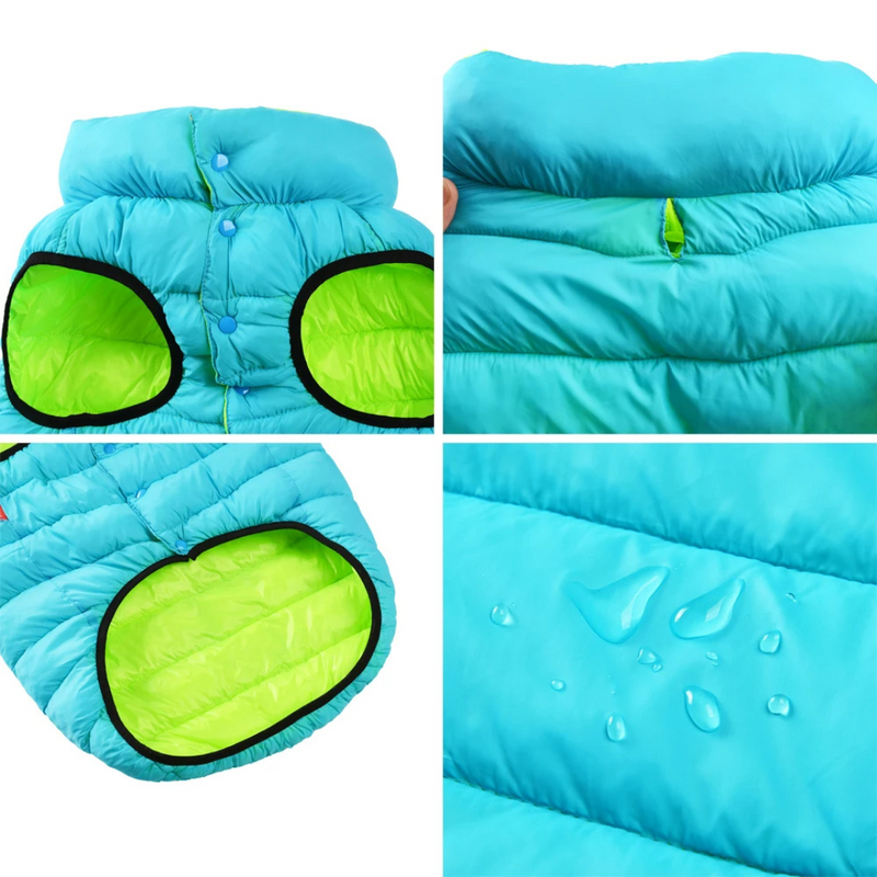 Casaco Reversível de Inverno para Pets: Conforto Impermeável em Duas Estações