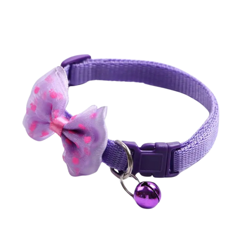 Coleira Borboleta com Laço – Estilo e Conforto para Cães e Gatos