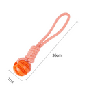 Corda Mordedor com Bolinha e Esconderijo para Petiscos - Diversão e Estímulo para Seu Pet