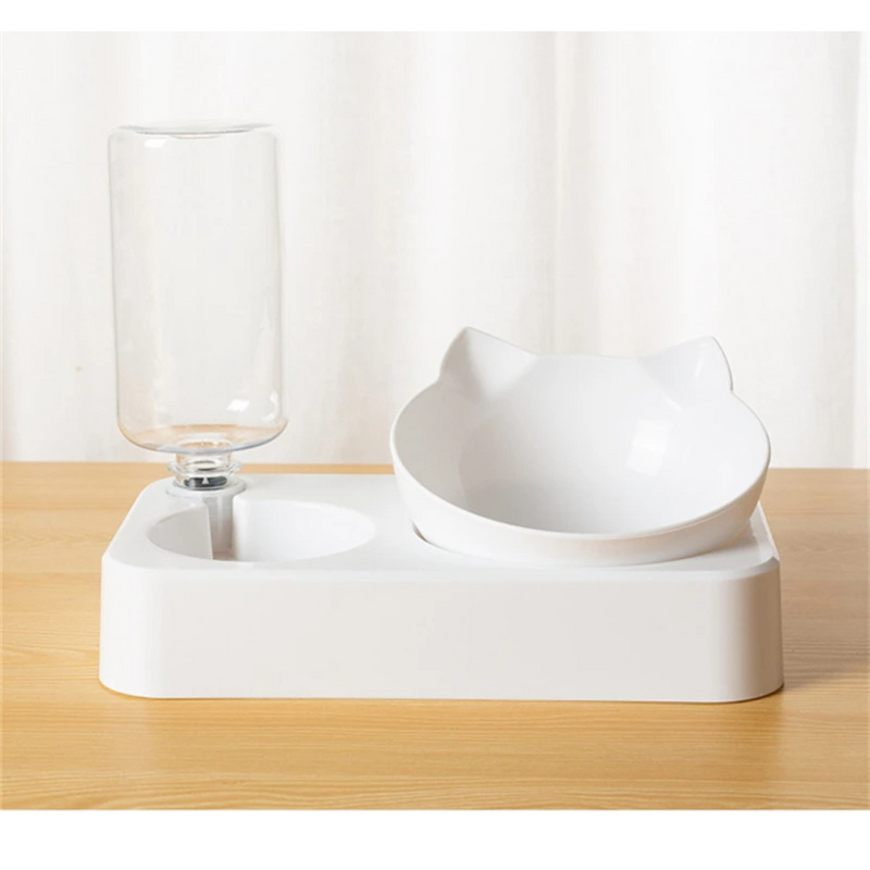 Comedouro e Bebedouro Elevado Ergonômico Duplo para Cães e Gatos – Conforto e Praticidade na Alimentação