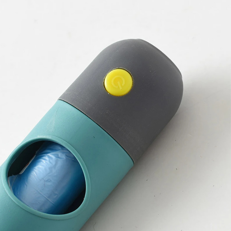 Suporte Prático para Sacos de Cata Caca com Lanterninha LED