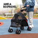 Carrinho Confortável para Passeio de Cachorros e Gatos