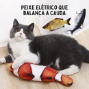 Brinquedo Interativo Para Gatos: Peixe Elétrico Que Vibra e Se Move