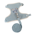 Coleira Peitoral Confortável com Guia para Coelhos - Explore com Segurança