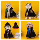 Capa de Halloween Harry Potter para Animais de Estimação: Estilo e Magia para Seu Cão ou Gato