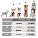 Coleira Peitoral Ajustável com Duas Fivelas para Conforto e Segurança