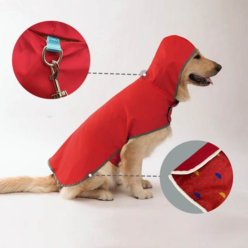 Capa de Chuva Reversível Para Cachorros: Conforto e Proteção em Duas Faces