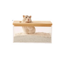 Banheira de Areia Confortável para Hamsters e Porquinhos da Índia - Transforme o Banho em Um Momento de Bem-Estar