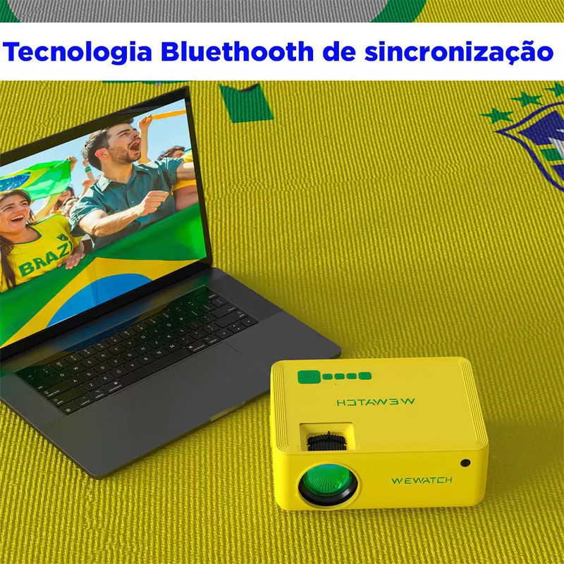 Projetor Wewatch V10 Edição Especial Full HD 1080p Wifi Bluetooth