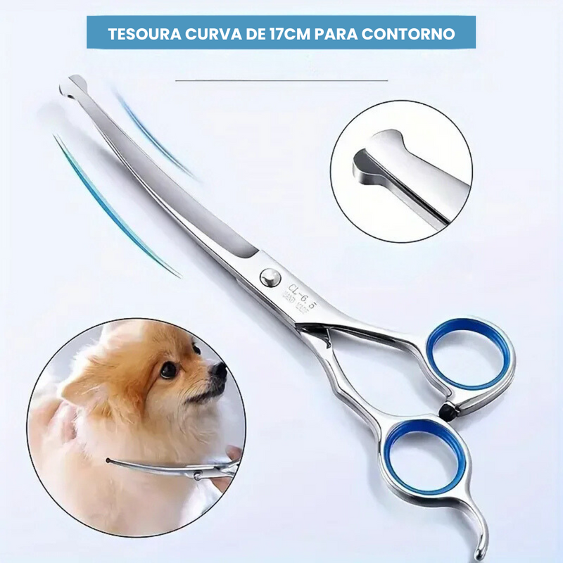 Tesoura Profissional para Banho e Tosa: Cuidado e Conforto para Seu Pet