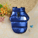 Jaqueta Puffer Impermeável para Pets The Dog Face com Alça Prática para Passeios Confortáveis