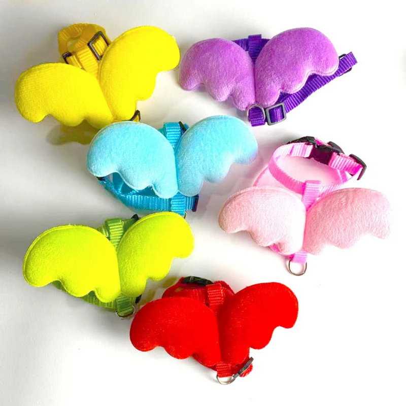 Peitoral Com Asas de Anjo e Guia para Gatos e Cães: Conforto E Estilo Para Seus Passeios