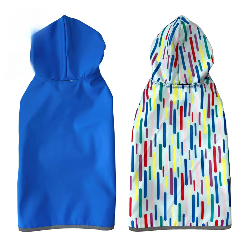 Capa de Chuva Reversível Para Cachorros: Conforto e Proteção em Duas Faces