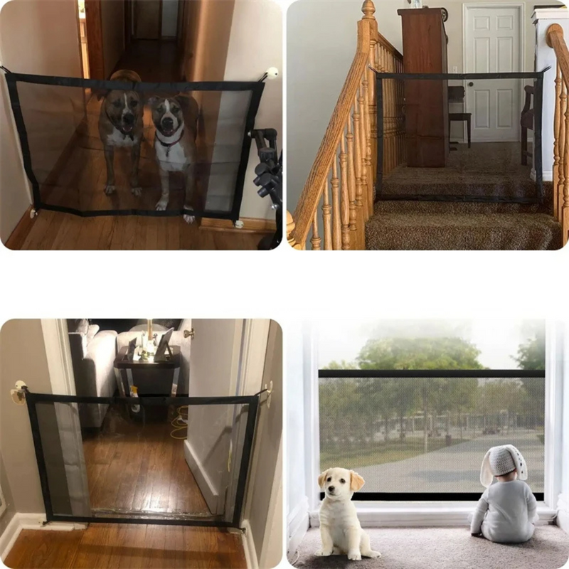 Portão Protetor Portátil para Escadas: Segurança e Conforto para Seu Pet