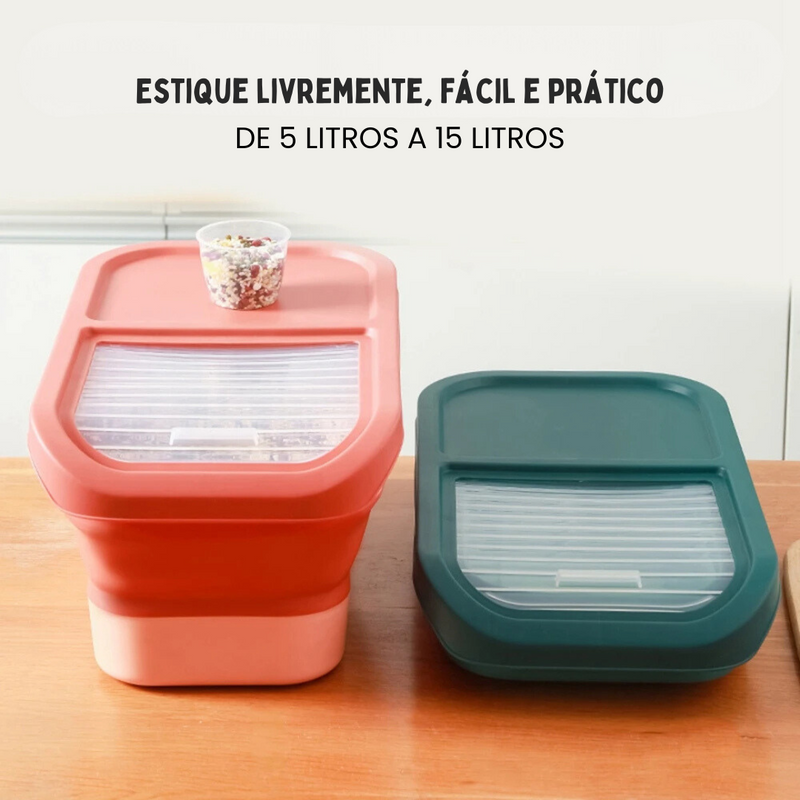 Pote Organizador Prático para Ração de Cachorro